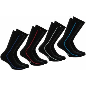 Athena Lot de 4 paires de chaussettes de sport mi-hautes - Noir en coton Noir 39/42 unisex - Publicité Athena Lot de 4 paires de chaussettes de sport mi-hautes - Noir en coton Noir 39/42 unisex - Publicité