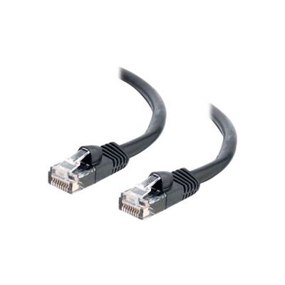 CablesToGo C2G - Câble Ethernet Cat5e (RJ-45) UTP - Noir - 0.5m
