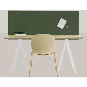 Zilenzio Panneau acoustique de bureau Optima 30 -  Angles droits, Taille 630 x 640, Tissu Sawana 17