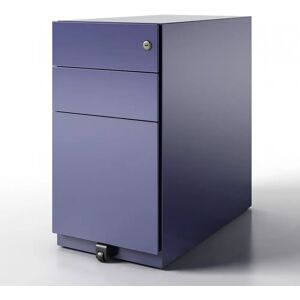 Bisley Caisson de bureau Note Mobile -  3 tiroirs, largeur 30 cm, Couleur Oxford Blue