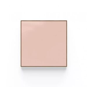 Lintex Tableau en verre Area - cadre en chene, Couleur Naive 640 - Rosa, Finition Verre soyeux mat, Taille L202,8 x H102,8 cm