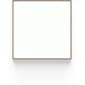 Lintex Tableau en verre Area - cadre en chene, Couleur Pure 130 - Blanc, Finition Verre soyeux mat, Taille L152,8 x H102,8 cm