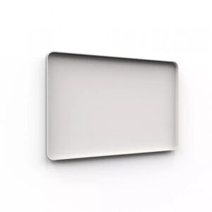 Lintex Tableau d'ecriture en verre Frame Wall, Couleur Soft 150 - Beige, Finition Cadre Gris, Taille L150 x H100 cm