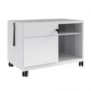 Bisley Caisson de bureau Caddy - 80 cm, Couleur Traffic White , Version Gauche