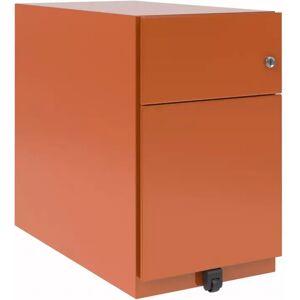 Caisson de bureau Note Mobile - 3 tiroirs, largeur 30 cm, Couleur Bisley Orange