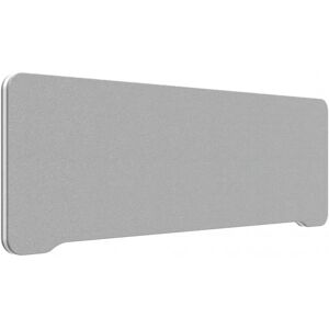 Lintex Separation de bureau acoustique en tissu Edge Table, Couleur Oscar YA307 - Gris, Taille L100 x H40 cm, Palete Blanc