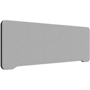 Lintex Separation de bureau acoustique en tissu Edge Table, Couleur Oscar YA307 - Gris, Taille L120 x H40 cm, Palete Noir