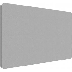 Lintex Separation de bureau acoustique en tissu Edge Table, Couleur Oscar YA307 - Gris, Taille L120 x H70 cm, Palete Blanc