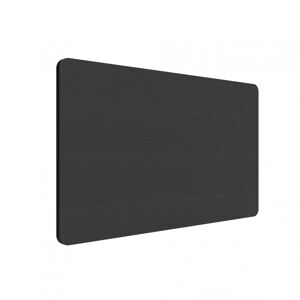 Lintex Separation de bureau acoustique en tissu Edge Table, Couleur Piranha YA315 - Gris anthracite, Taille L120 x H70 cm, Palete Noir