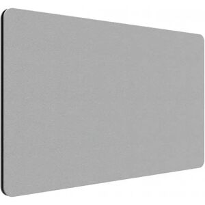 Lintex Separation de bureau acoustique en tissu Edge Table, Couleur Oscar YA307 - Gris, Taille L200 x H70 cm, Palete Noir