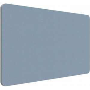 Lintex Separation de bureau acoustique en tissu Edge Table, Couleur Blue Dolphin YA302 - Bleu clair, Taille L100 x H70 cm, Palete Gris