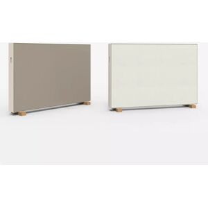 Lintex Screen Wall Unit - Mur d'insonorisation, Couleur Cozy 450 / Xpress 60162, Pietement Blanc perle/ Chene, Taille L180 x H125,5 cm