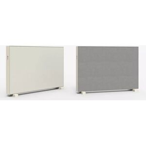 Lintex Screen Wall Unit - Mur d'insonorisation, Couleur Soft 150 / Xpress 60003, Pietement Blanc perle, Taille L180 x H125,5 cm