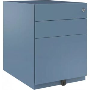 Caisson de bureau Note Mobile - bas, 3 tiroirs, largeur 42 cm, Couleur Bisley Blue