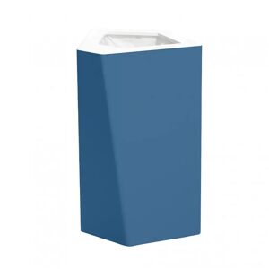 TreCe Poubelle de tri selectif Kite - Simple, Finition Paper, Couleur Bleu vif