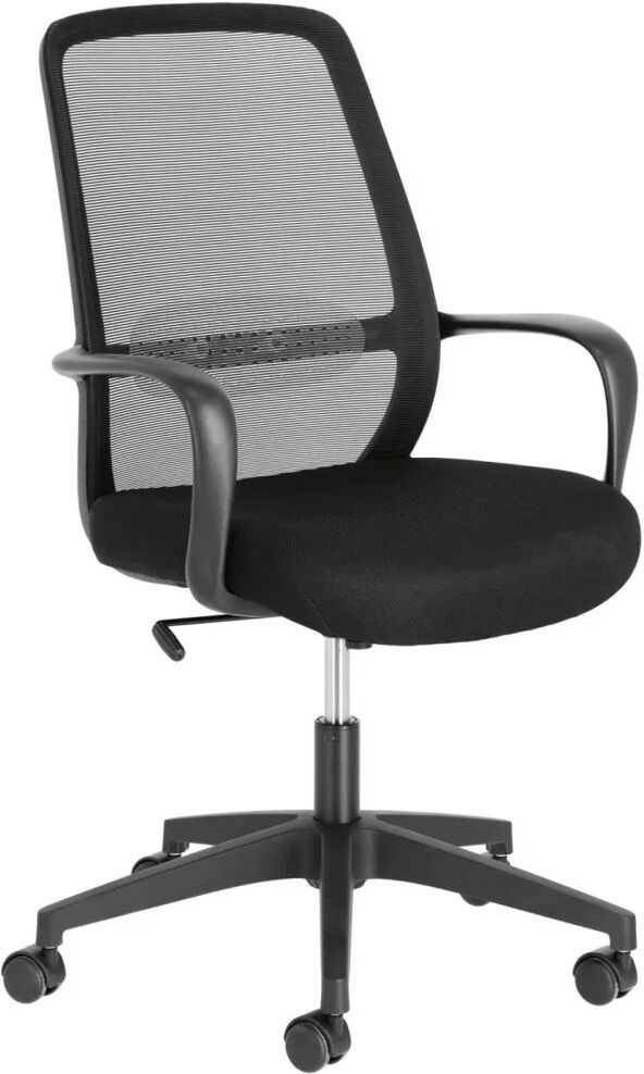 Scandinavian Selection Chaise de bureau M.E, Finition Black / Black