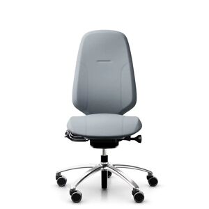 Chaise de bureau RH Mereo 300, Tissu Light Grey (Select SC60139), Appui-tete Non, Accoudoirs Sans, Pietement Silver