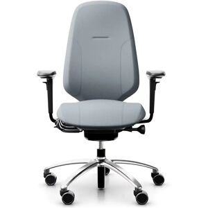 Chaise de bureau RH Mereo 300, Tissu Light Grey (Select SC60139), Appui-tete Non, Accoudoirs Avec, Pietement Silver