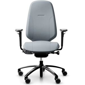 Chaise de bureau RH Mereo 300, Tissu Light Grey (Select SC60139), Appui-tete Non, Accoudoirs Avec, Pietement Noir