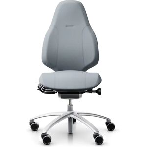 Chaise de bureau RH Mereo 220, Tissu Light Grey (Select SC60139), Appui-tete Non, Accoudoirs Sans, Pietement Silver