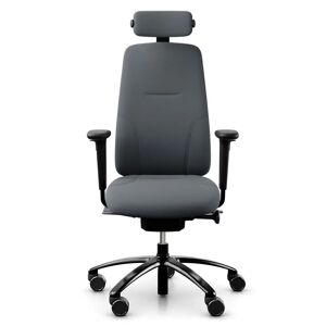 Chaise de bureau ergonomique RH Logic 220, Tissu Grey (Select SC60003), Appui-tete Oui, Accoudoirs Avec, Roulettes Roulettes  pour sols souples