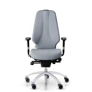 Chaise de bureau RH Logic 400 Elite 24/7, Tissu Light Grey (Select SC60139), Appui-tete Non, Accoudoirs Avec, Pietement Silver