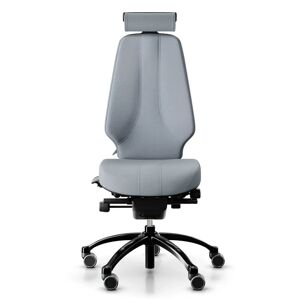 Chaise de bureau RH Logic 400 Elite 24/7, Tissu Light Grey (Select SC60139), Appui-tete Oui, Accoudoirs Sans, Pietement Noir