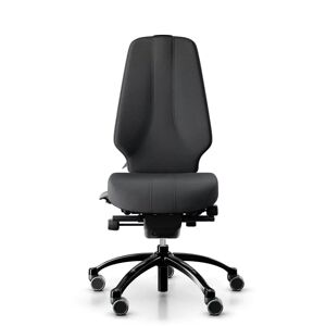 Chaise de bureau RH Logic 400 Elite 24/7, Tissu Dark Grey (Select SC60134), Appui-tete Non, Accoudoirs Sans, Pietement Noir