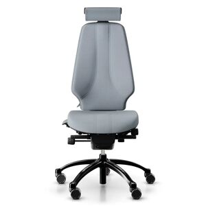 Chaise de bureau RH Logic 400 Komfort, Tissu Light Grey (Select SC60139), Appui-tete Oui, Accoudoirs Sans, Pietement Noir