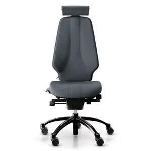 Chaise de bureau RH Logic 400 Komfort, Tissu Grey (Select SC60003), Appui-tete Oui, Accoudoirs Sans, Pietement Noir