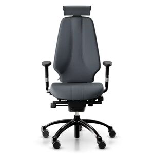 Chaise de bureau RH Logic 400 Komfort, Tissu Grey (Select SC60003), Appui-tete Oui, Accoudoirs Avec, Pietement Noir