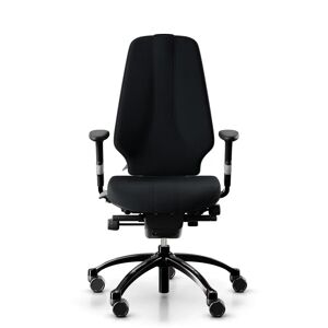 Chaise de bureau RH Logic 400 Komfort, Tissu Black (Select SC60999), Appui-tete Non, Accoudoirs Avec, Pietement Noir