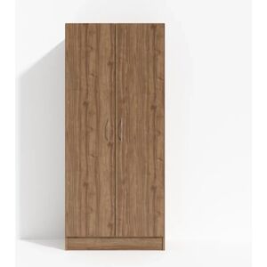 Direkt Interiör Armoire Modea -  hauteur 172,5 cm, 4 etageres, Couleur Noyer