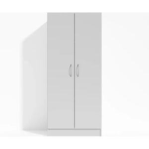 Direkt Interiör Armoire Modea -  hauteur 172,5 cm, 4 etageres, Couleur Gris clair