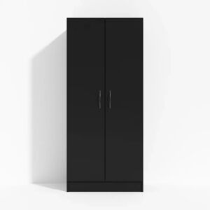 Direkt Interiör Armoire Modea -  hauteur 172,5 cm, 4 etageres, Couleur Noir