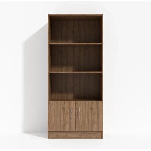 Direkt Interiör Armoire Modea - portes basses,  4 etageres, Couleur Noyer