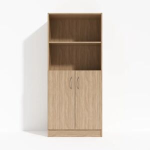 Direkt Interiör Armoire Modea - portes, 4 etageres, Couleur Chene