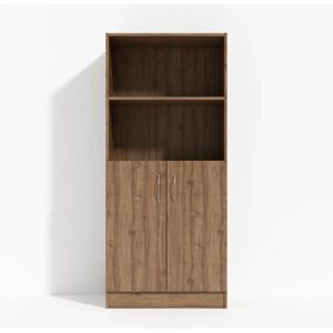 Direkt Interiör Armoire Modea - portes, 4 etageres, Couleur Noyer