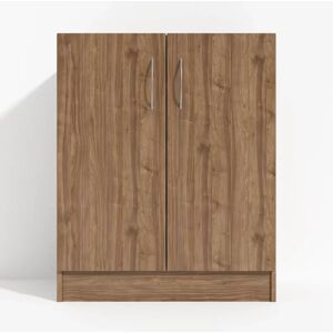 Direkt Interiör Armoire Modea - hauteur 92,5 cm, 2 etageres, Couleur Noyer