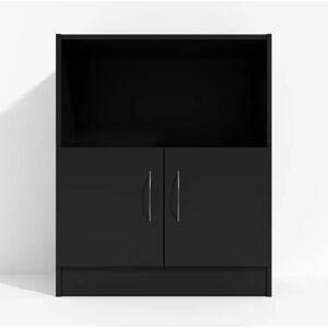 Direkt Interiör Armoire Modea - portes basses, 2 etageres, Couleur Noir