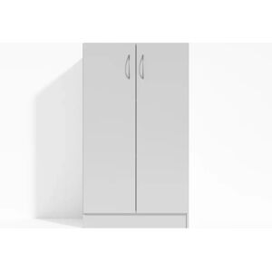 Direkt Interiör Armoire Modea -  hauteur 132,5 cm, 3 etageres, Couleur Gris clair