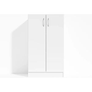 Direkt Interiör Armoire Modea -  hauteur 132,5 cm, 3 etageres, Couleur Blanc