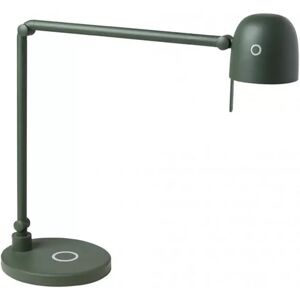 Matting Lampe de bureau Neos, Couleur Forest Green, Pied Pince de serrage