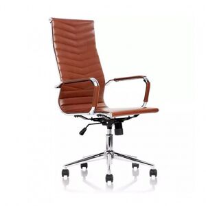 Sarpsborg Metall Chaise de bureau Zareto - Dossier haut, Couleur Marron