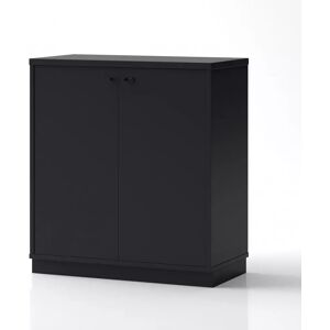 Brizley of Scandinavia Armoire de rangement de bureau Crito, Base  Base, Couleur Noir, Verrou Avec