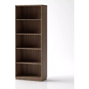 Brizley of Scandinavia Armoire de rangement de bureau Crito - 5 etageres, Couleur Noyer, Base  Base