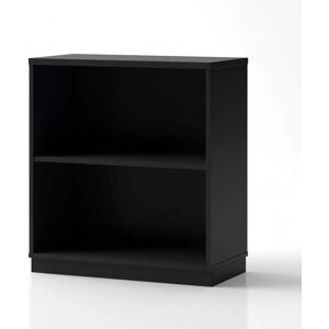 Brizley of Scandinavia Armoire de rangement de bureau Crito - 2 etageres, Base  Base, Couleur Noir