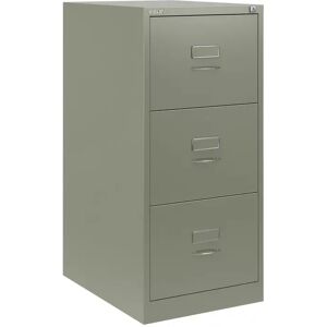 Caisson de bureau pour dossier suspendus Bisley BS - Facade classique , 3 tiroirs, Couleur Goose Grey