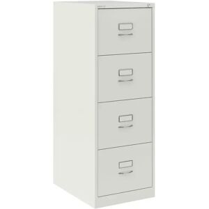 Caisson de bureau pour dossier suspendus Bisley BS - Facade classique, 4 tiroirs, Couleur Chalk