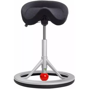 Tabouret ergonomique Back app, Tissu Nordic Wool - Black